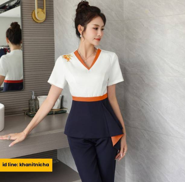 ชุดพนักงานนวดสปา เสริมสวย คลินิกความงาม