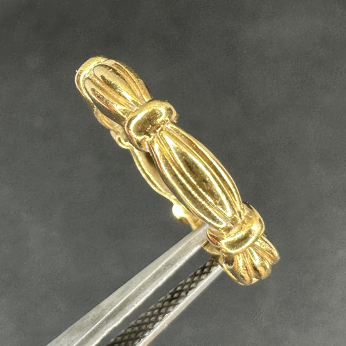 รหัส 63964 แหวน Tiffany & Co. ลายสาน ทอง18K ขนาด 49.5 นน. 4.40 g