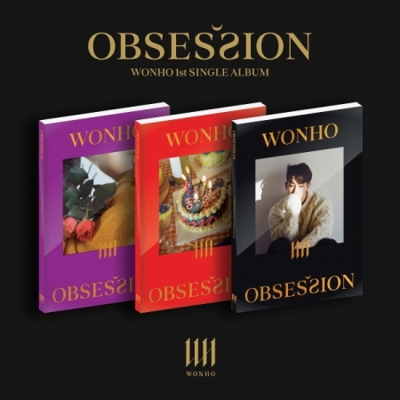 ( Pre-Order ) Wonho 1st Single Album OBSESSION Set 3 ver * มี Poster พับภายในกล่อง * วางจำหน่าย 17 / 2 / 2022