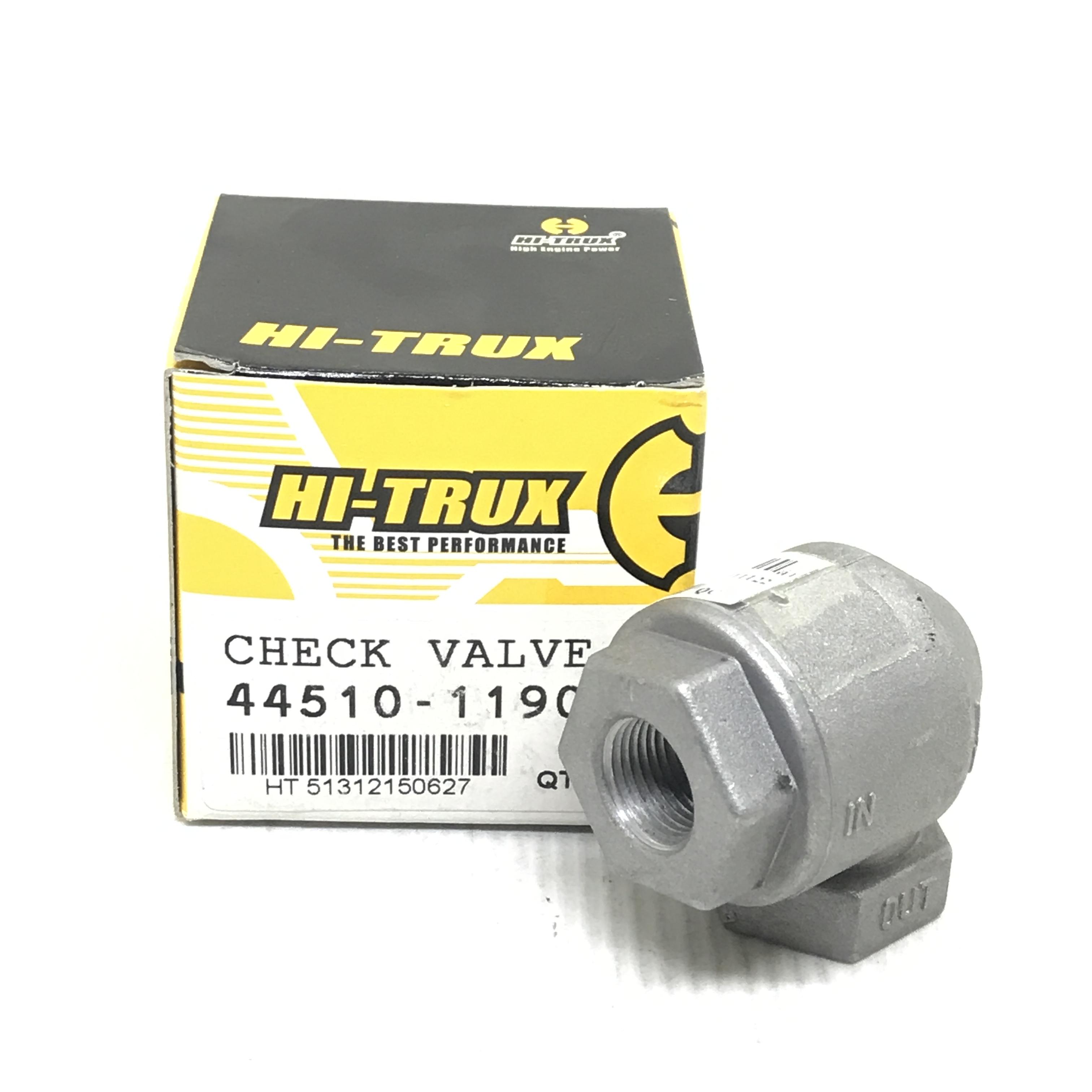 วาล์วกันย้อน ตัวงอ เบอร์ 44510-1190 ยี่ห้อ HI-TRUX / CHECK VALVE
