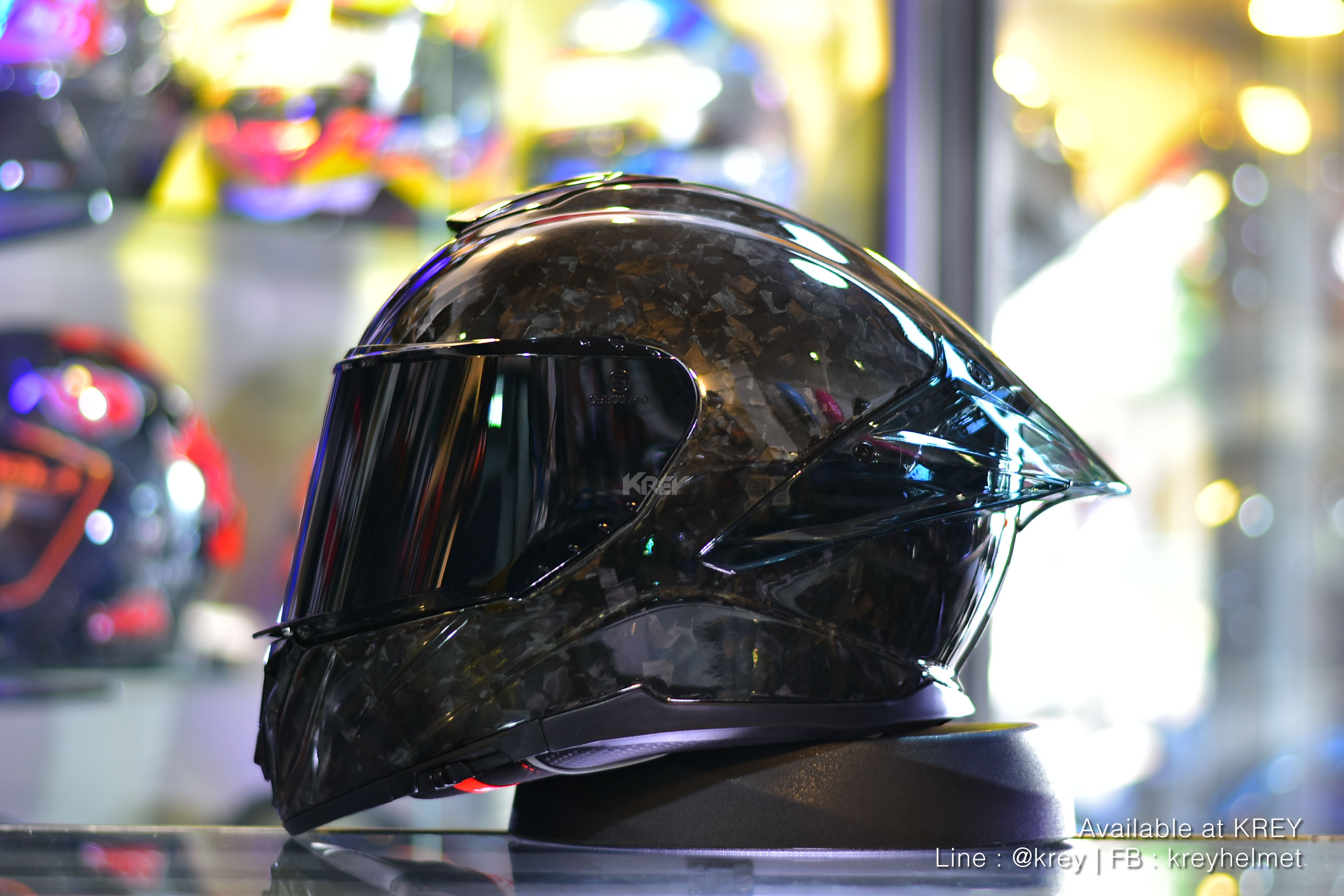 BRG Helmets model BR-24 Carbon Forged