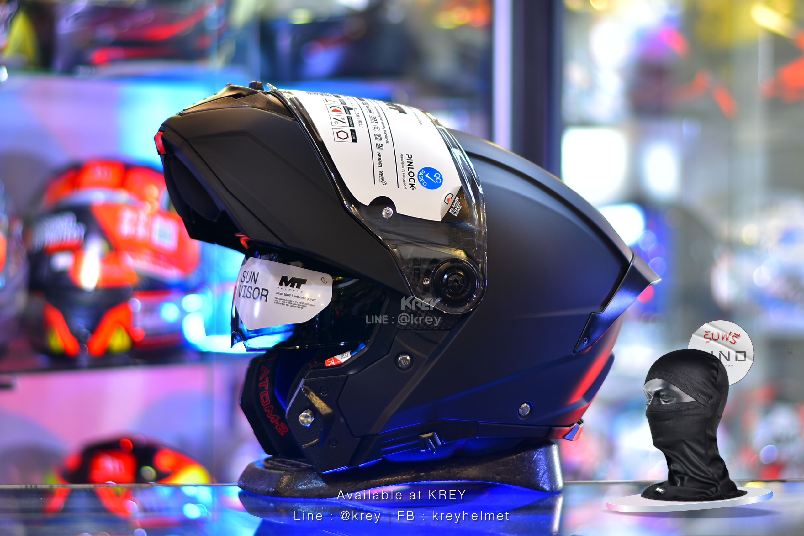 MT model ATOM 2 SV PURE MATT BLACK