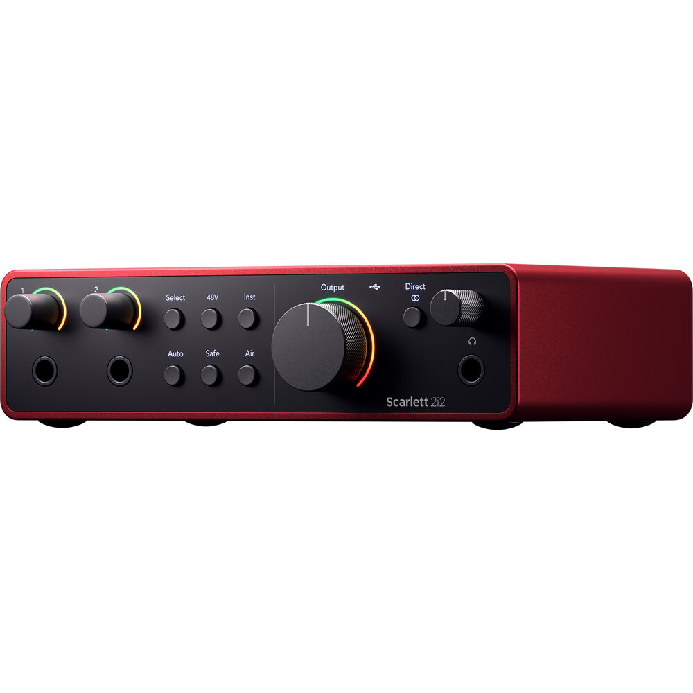 Focusrite Scarlett 2i2 (4th Gen) *ของแท้ประกัน 1ปี* USB-C Audio Interface ออดิโอ อินเตอร์เฟส, iOS/ Mac/ PC