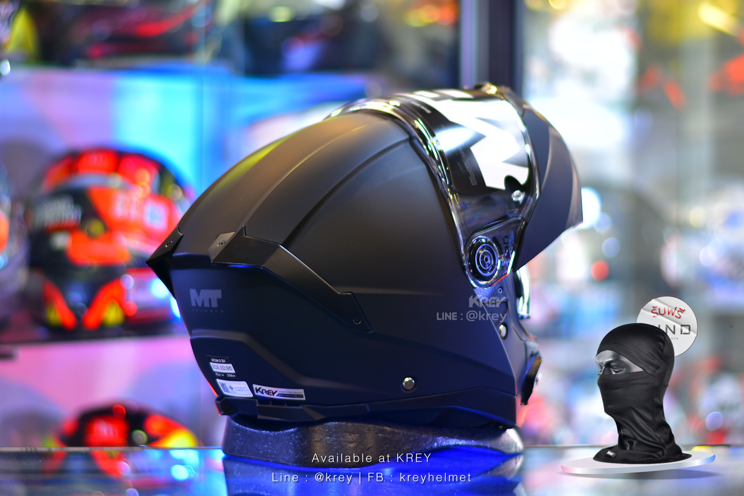 MT model ATOM 2 SV PURE MATT BLACK