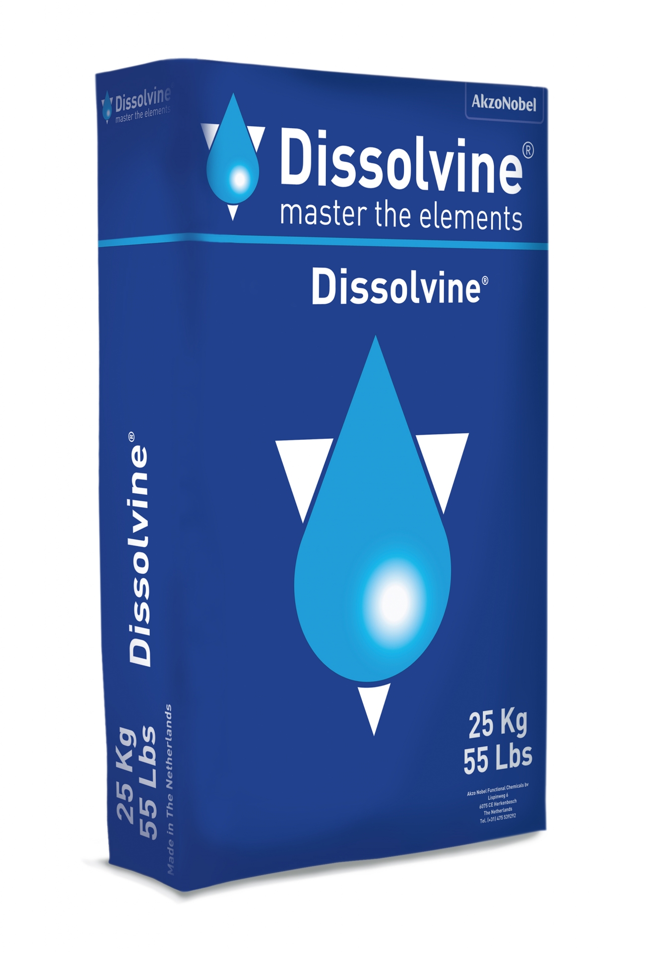 [25KG] ผงจุลธาตุเหล็กคีเลตดีทีพีเอ 11% (เหล็กแดง) Dissolvine D-FE-11 (DTPA FE 11%; Aczonobel Netherland) บรรจุ 25 กิโลกรัม