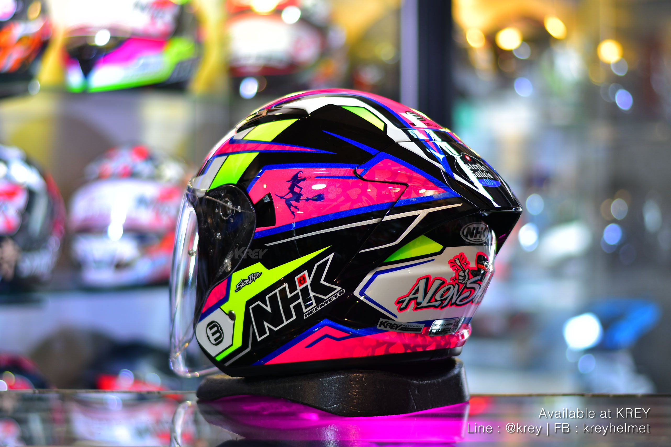 NHK model S1 GP PRO Alonso Lopez Black Pink