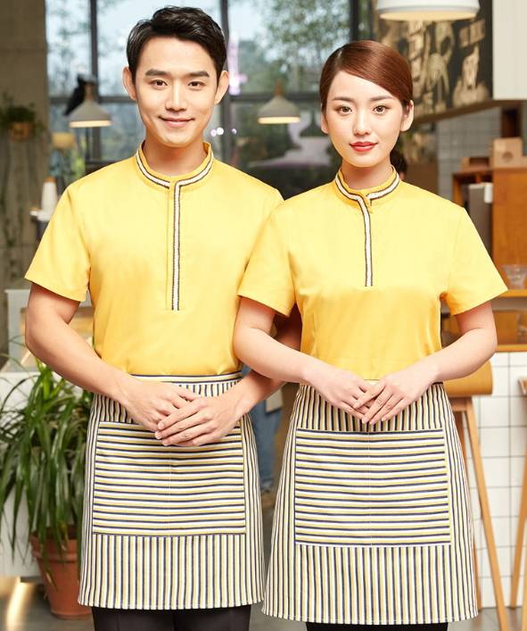 ชุดพนักงานต้อนรับ ชุดพนักงานเสริฟร้านกาแฟ โรงแรม