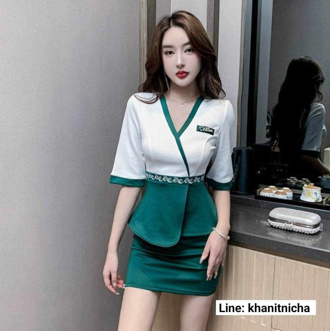 ชุดซาวน่า ชุดนวดสปา ชุดเสริมสวย ชุดพนักงานต้อนรับ