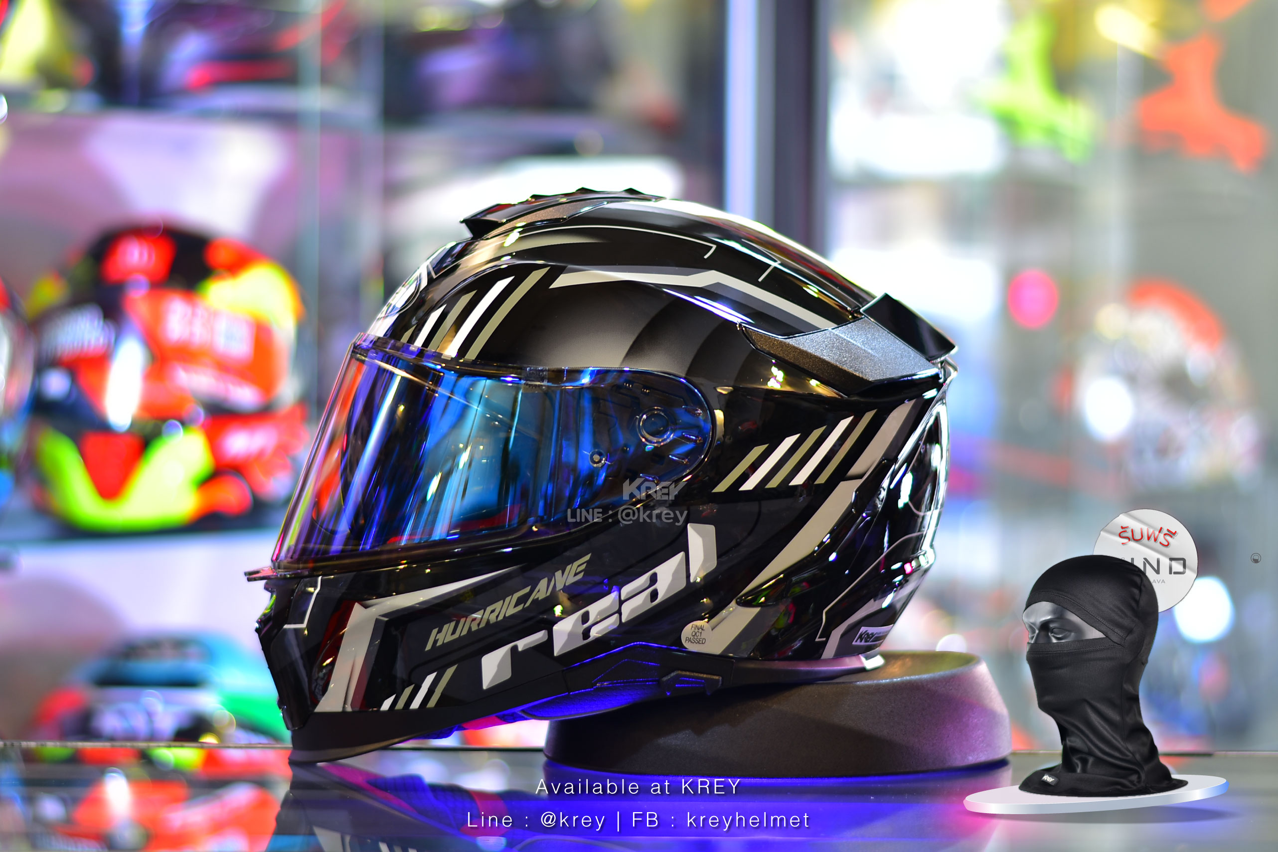 Real model Hurricane Kona Black Grey