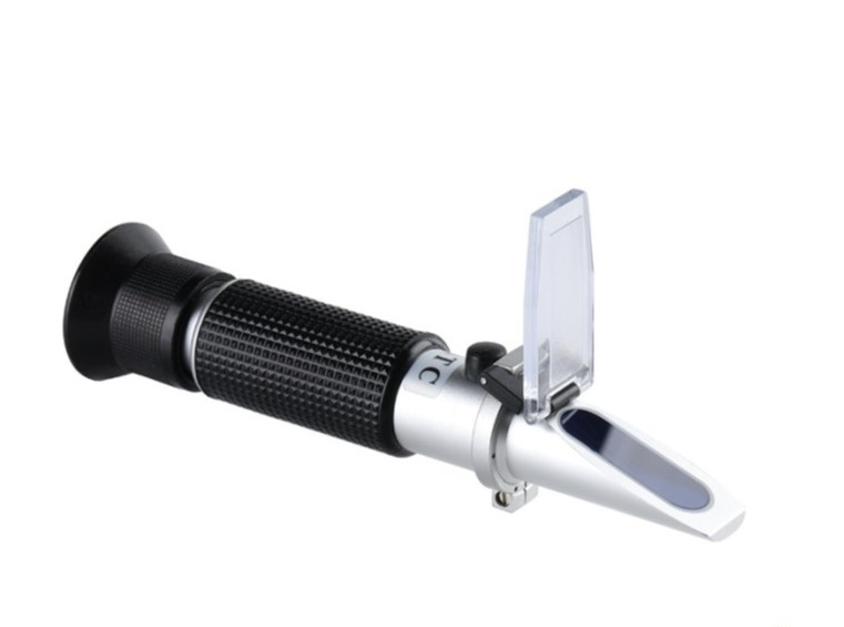 เครื่องวัดความหวาน (Brix Refractometer) 0-40 % และวัดแอลกอฮอล์ 0-25 %