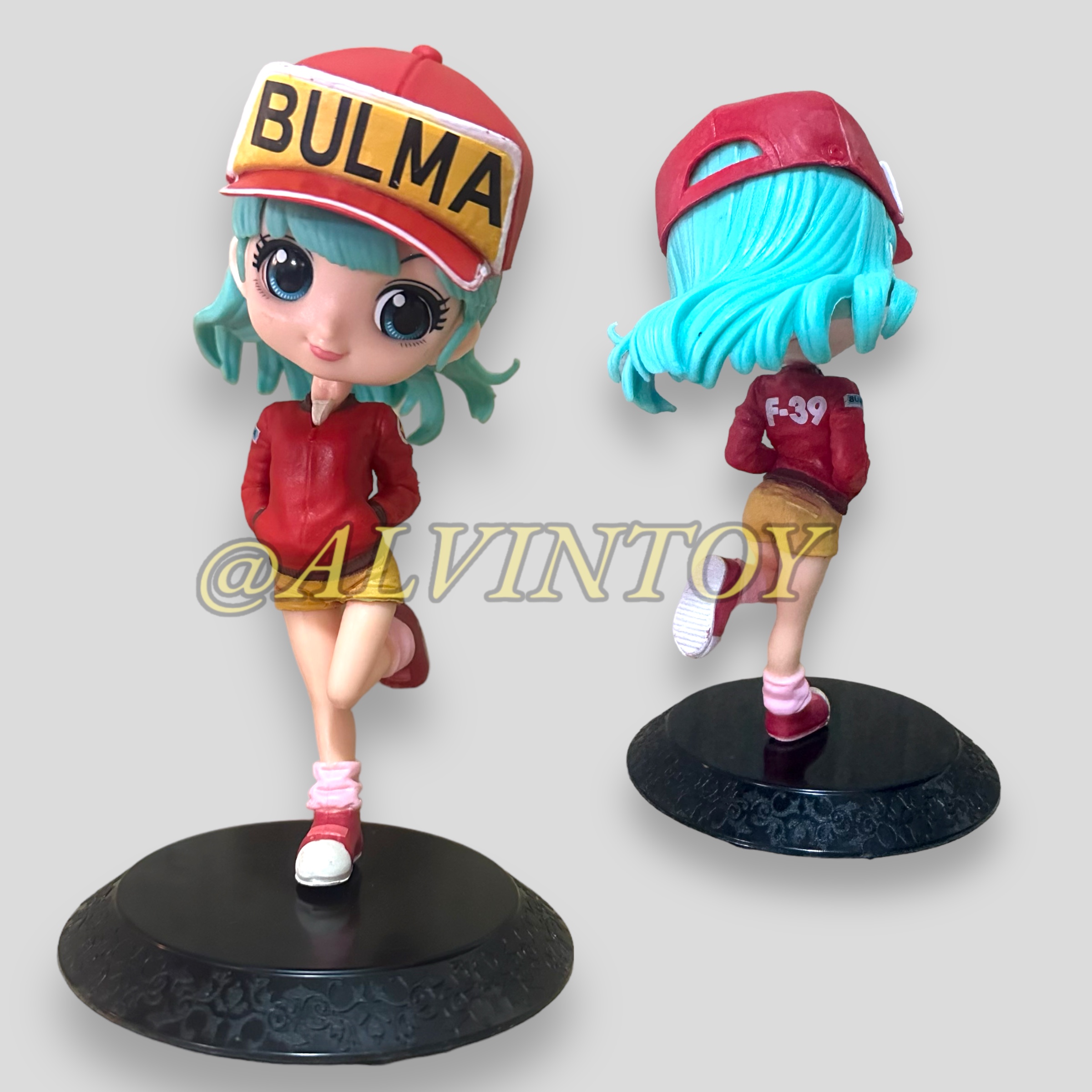 โมเดล Bulma - บลูม่า DragonBall Z ชุด 4 ตัว พร้อมฐานวาง ขนาดความสูง 13.5 ซม.