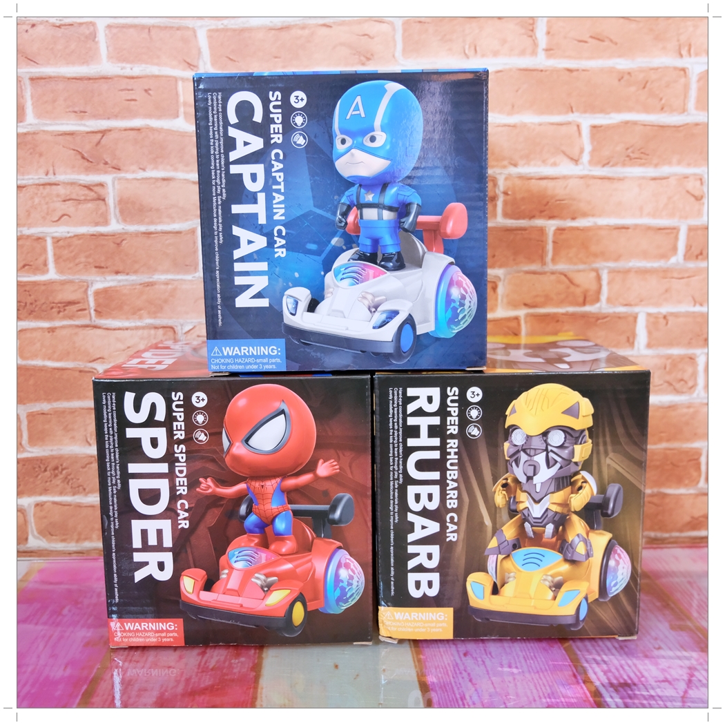 Bumblebee Cars - รถชนถอยบัมเบิ้ลบี สามารถวิ่งได้ด้วยล้อไฟดิสโก้และเมื่อชนกับสิ่งกีดขวางใดๆก็สามารถเปลี่ยนทางได้อัตโนมัติ