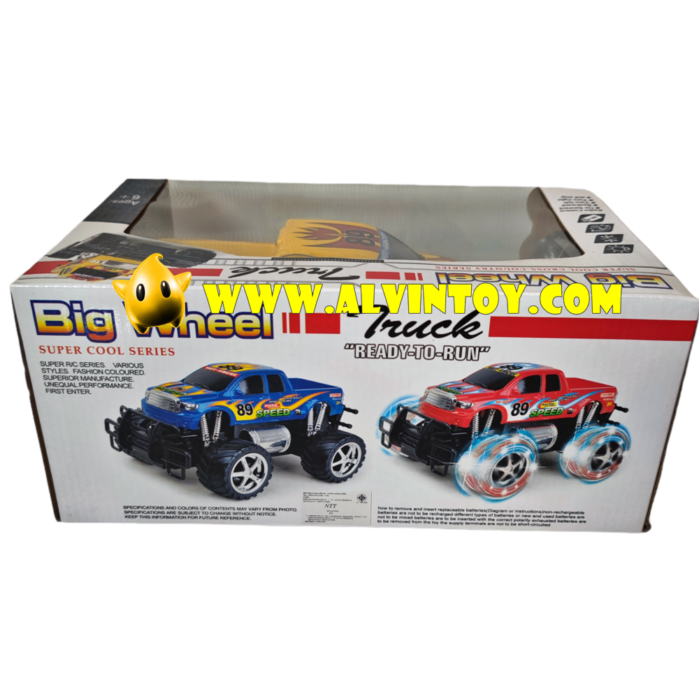 รถ 4WD บังคับวิทยุ พร้อมรีโมทไร้สาย Big Wheel แถมถ่านชาร์จ