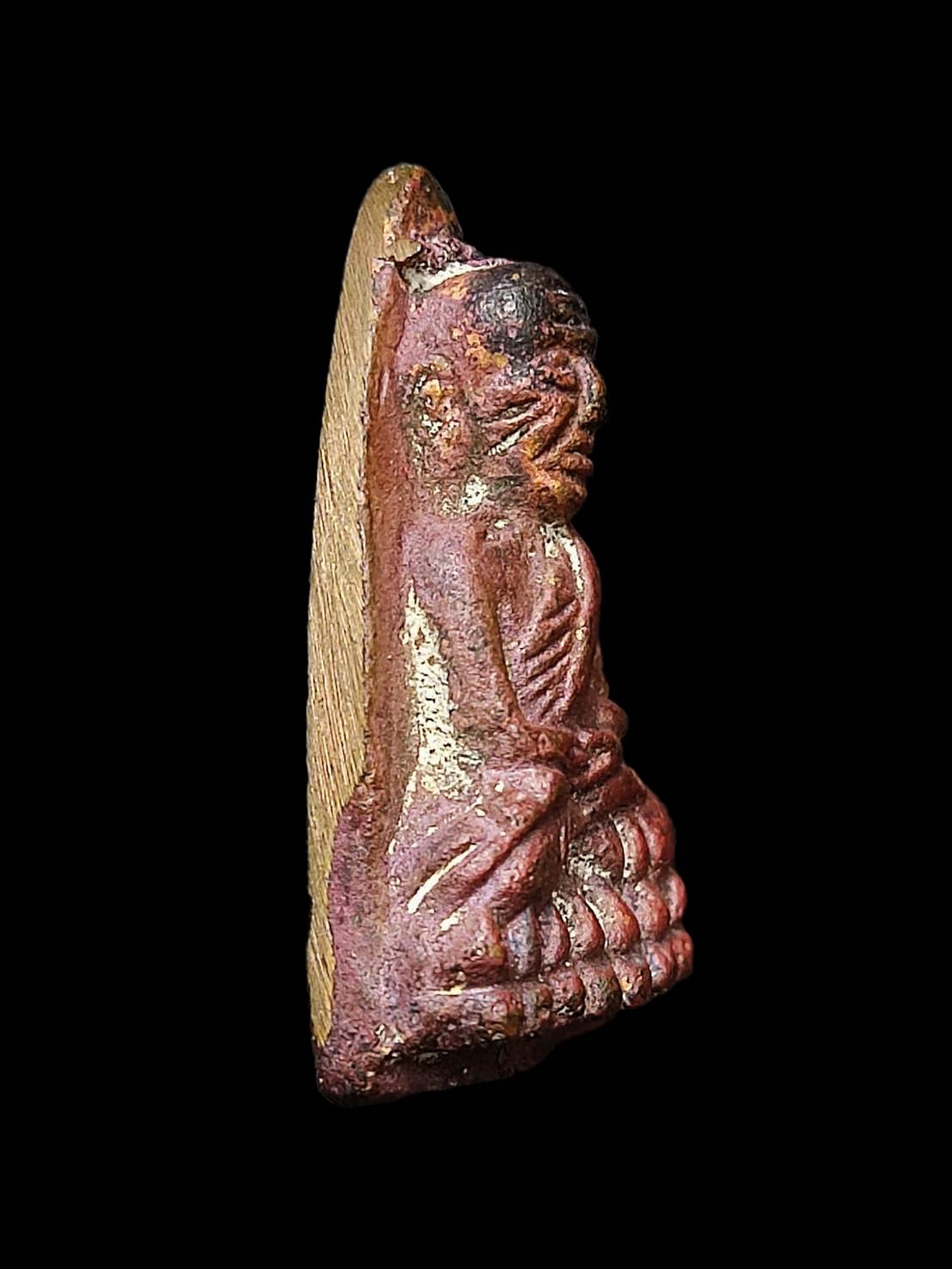 หลวงปู่ทวด หล่อโบราณ เทดินไทย หลวงพ่อรวย วัดตะโก อยุธยา ปี2556