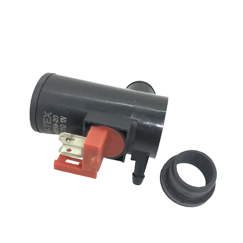 มอเตอร์ฉีดน้ำฝน มอเตอร์ฉีดกระจก MITSUBISHI E-CAR / STRADA มิตซูบิชิ อีคาร์ สตราด้า เบอร์ FD-6171 ยี่ห้อ V-TEX (Windscreen Washer Pump)