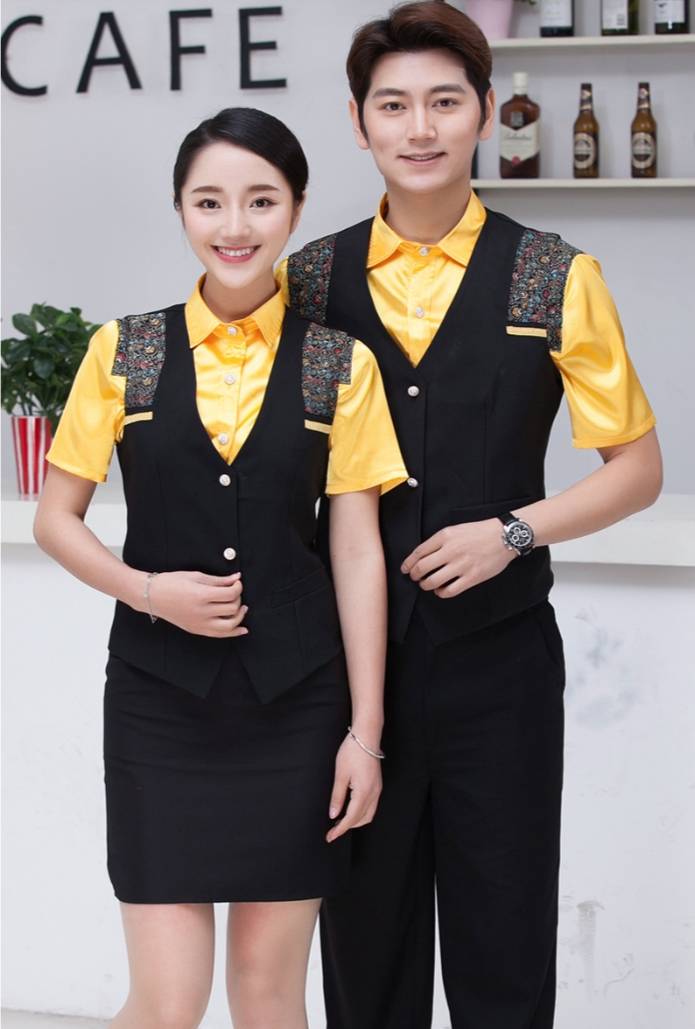 เสื้อกั๊กพนักงานไนท์คลับ บาร์ พนักงานโรงหนัง
