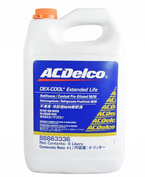 น้ำยาหล่อเย็น /ACDelco ( 4 ลิตร ) ( แบบ ไม่ต้องผสมน้ำ )