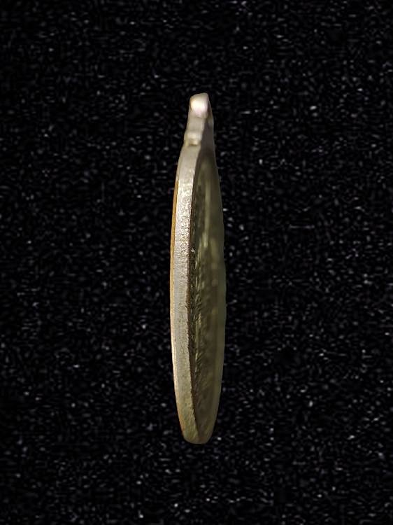 เหรียญในหลวงทรงผนวช วัดชุมพลนิกายาราม บางปะอิน อยุธยา ปี2520 กะไหล่เงิน