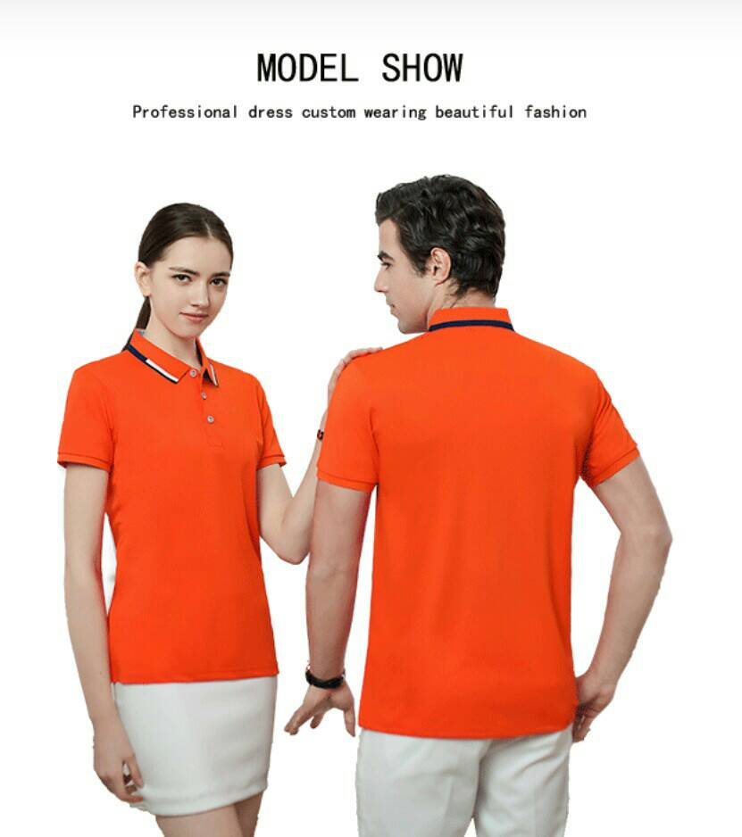 เสื้อยืดปกโปโล เสื้อโปโลแขนสั้น เสิ้อฟอร์มพนักงาน