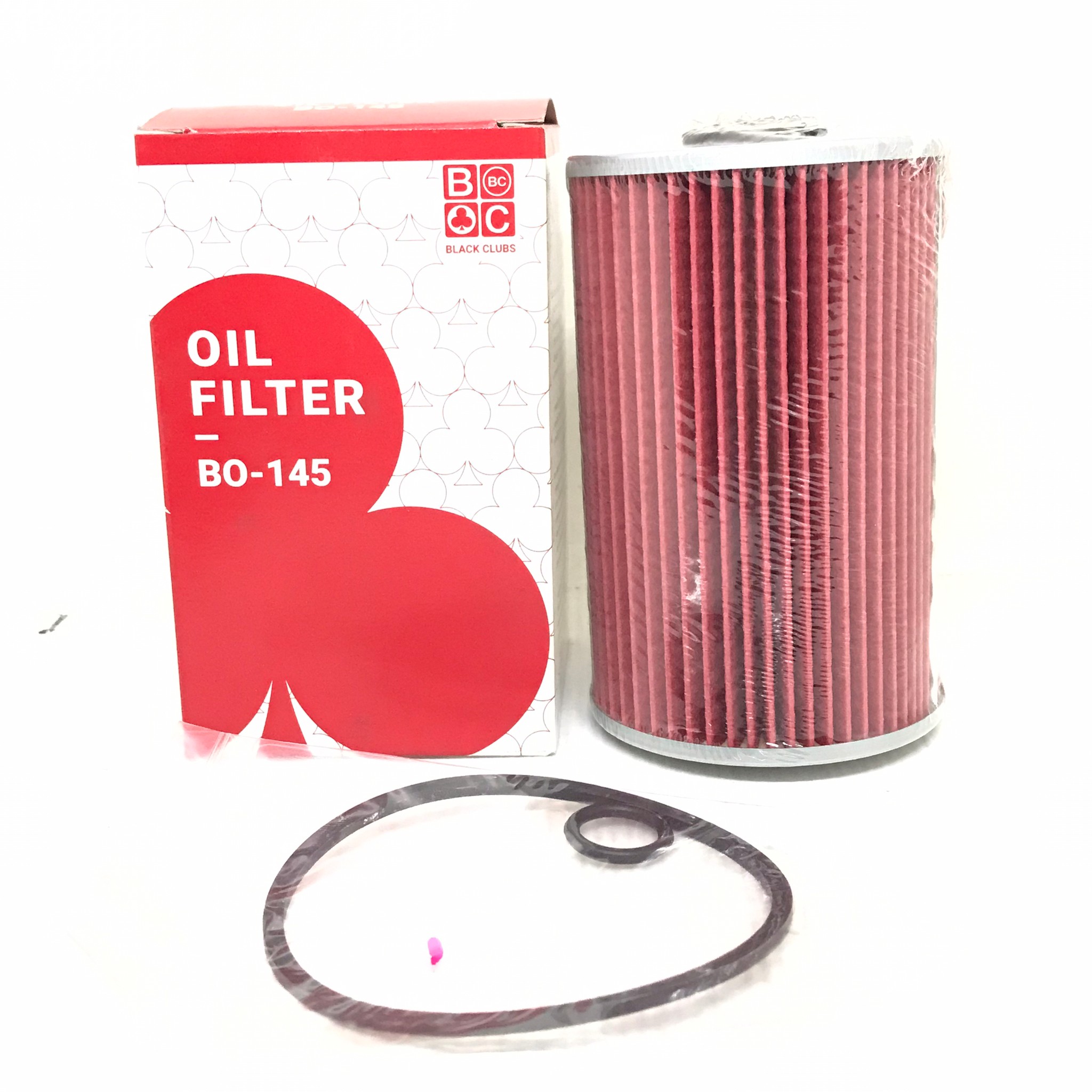 กรองเครื่อง ไส้ กรอง น้ำมันเครื่อง ไส้กรองน้ำมันเครื่อง HINO KM300 6 สูบ / KM500 / DQ100 / KM90 ฮีโน่ ยี่ห้อ BLACK CLUB / เบอร์ BO-145 / BO145 / 04015-6013 / 040156013 / 9956-2103-00 / Oil Filter