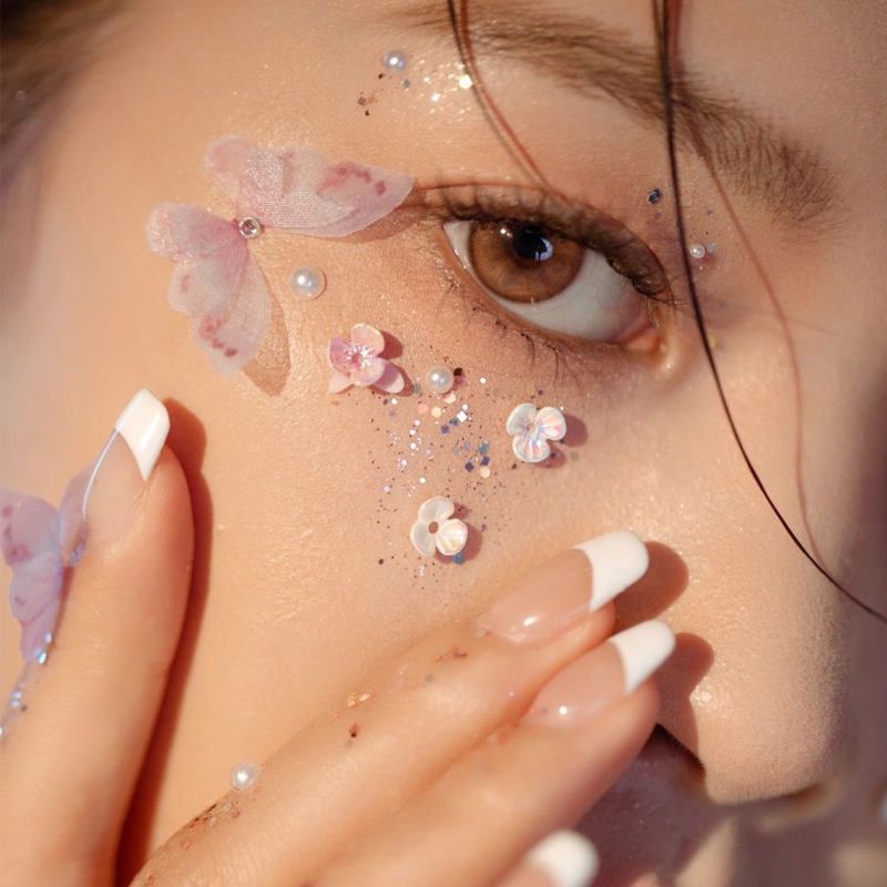 อะไหล่ติดเล็บ หน้า ตัว ตกแต่ง งานแฟนซี (ไม่มีกาวในตัว) Jewel Rhinestone for Nails Body Face