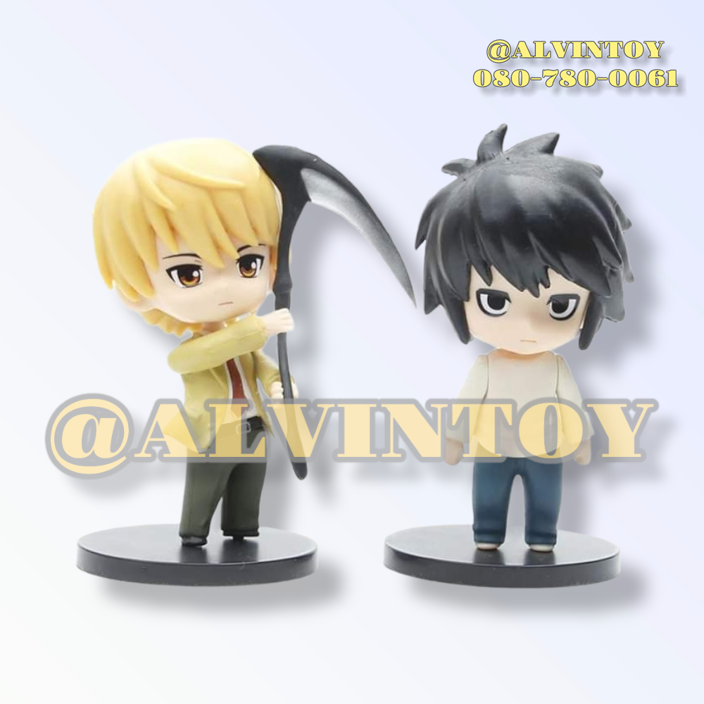 Action Figure Death Note - เดธโน้ต ชุด 5 ตัว พร้อมฐาน