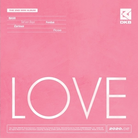 ( Pre-Order ) DKB 2nd Mini Album LOVE + Poster วางจำหน่าย 26 / 5 / 2020