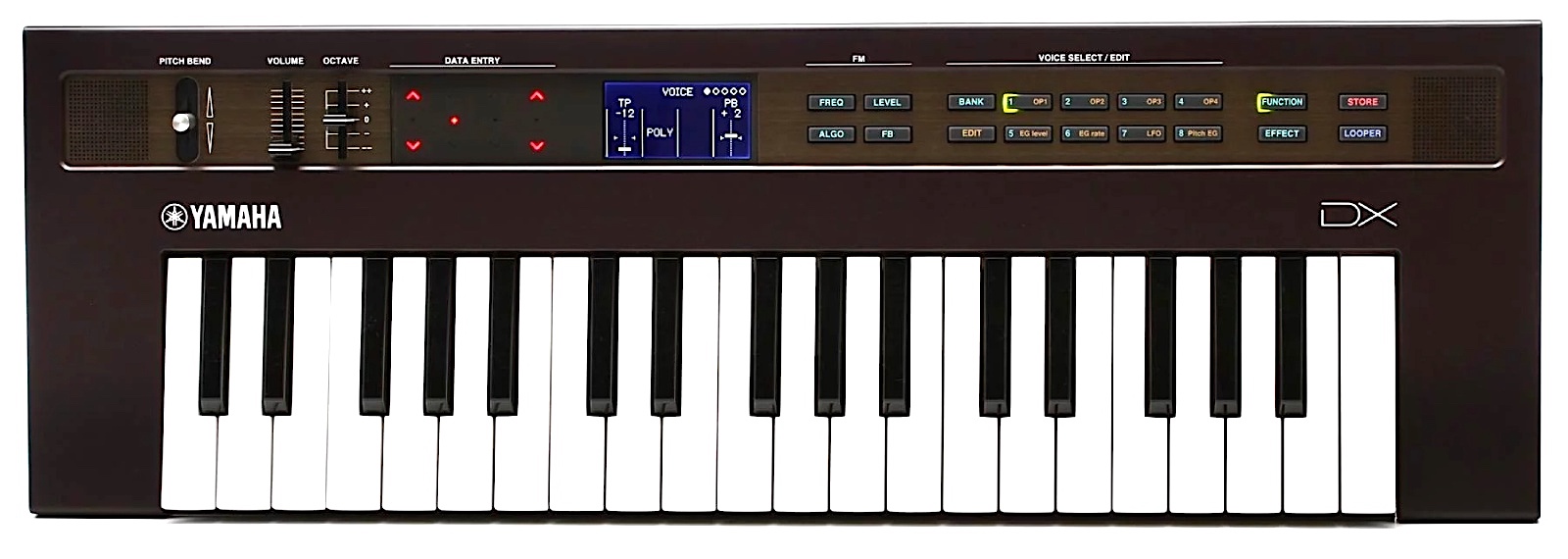 YAMAHA REFACE DX *ของแท้รับประกันศูนย์* คีย์บอร์ด 37 คีย์มินิ, ลำโพงในตัว, ต่อหูฟังได้, Aux in, Midi in/Out, USB Port