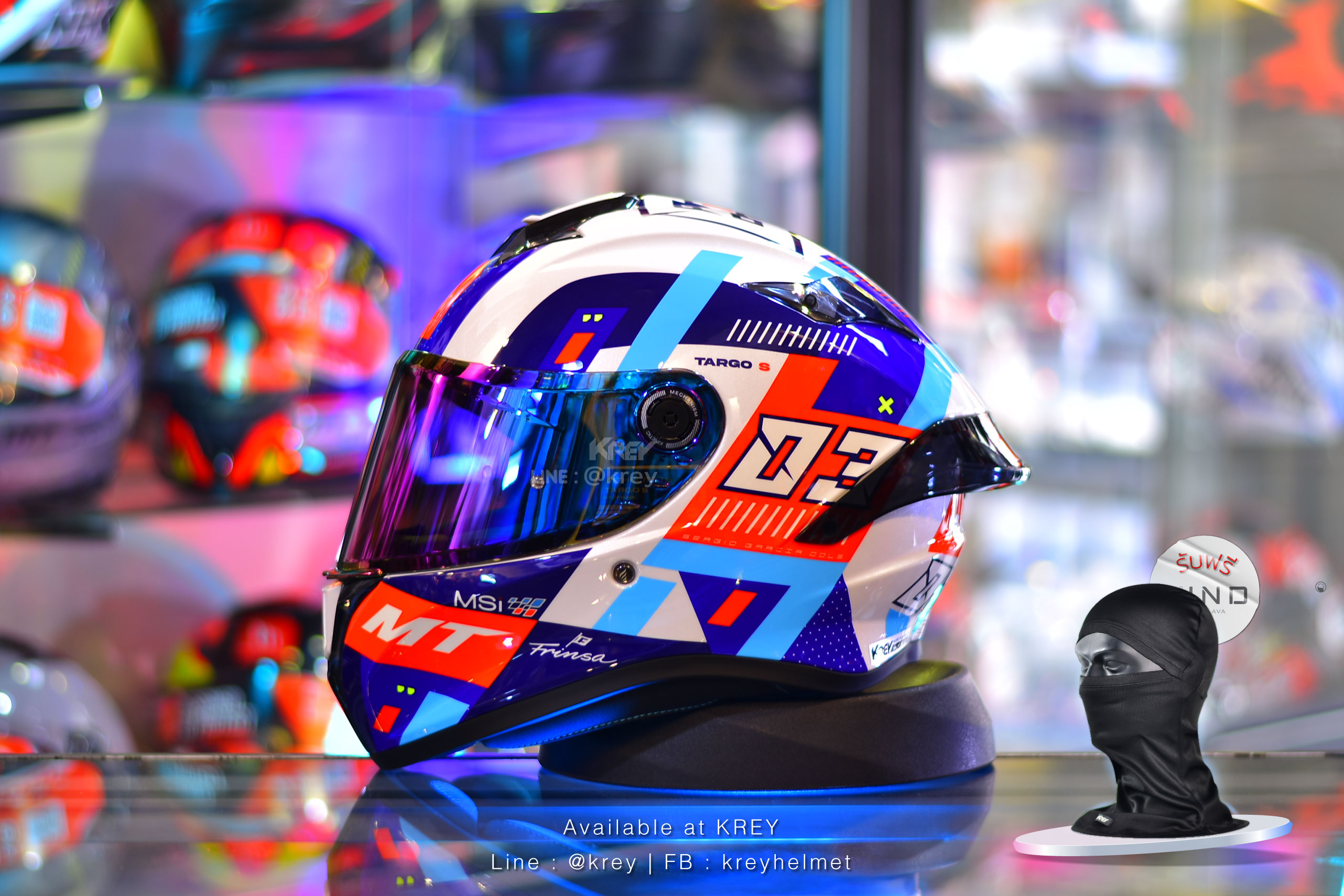 MT model TARGO S SERGIO GARCIA GLOSS BLUE