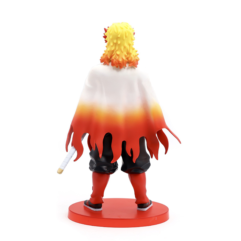 Action Figure Kimetsu no Yaiba ฟิกเกอร์ ดาบพิฆาตอสูร เร็นโกคุ เคียวจูโร่ ขนาดความสูง 23 ซม. มีฐาน พร้อมกล่อง งานสวย