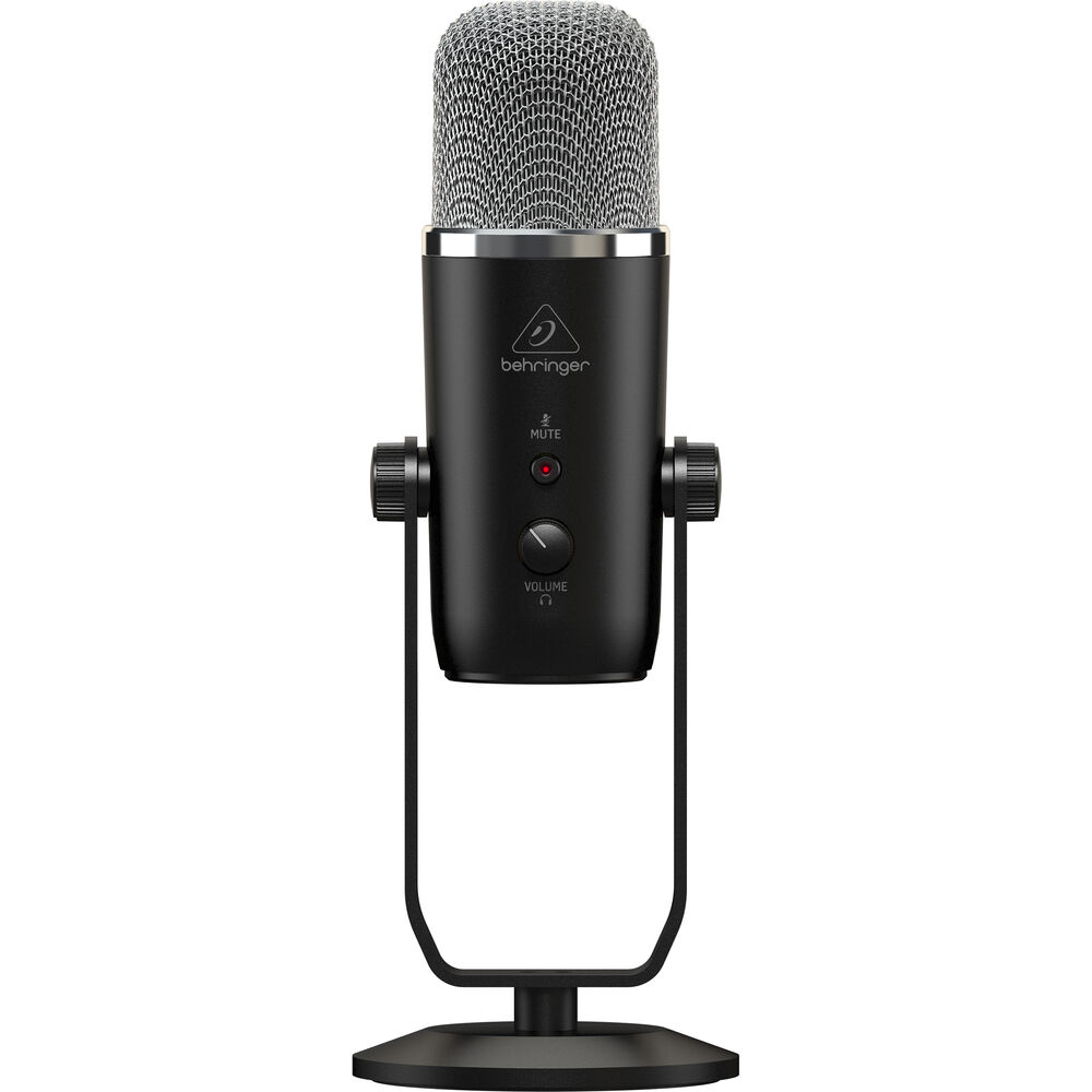 Behringer BIGFOOT USB คอนเดนเซอร์ไมโครโฟน,16-Bit/48 kHz, แพทเทิร์นรับเสียง 4 รูปแบบ, ช่องหูฟัง/โวลุ่มหูฟัง, ปุ่มโวลุ่มดัง-เบา,ปุ่ม Mute, รองรับ PC / Mac รับประกันศูนย์ 1 ปีเต็ม