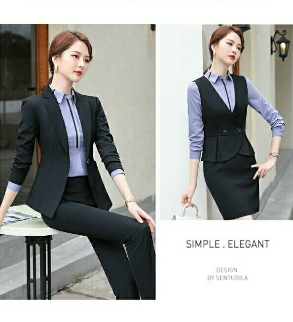 ชุดสูท ชุดพนักงานต้อนรับ ชุดพนักงานออฟฟิศ