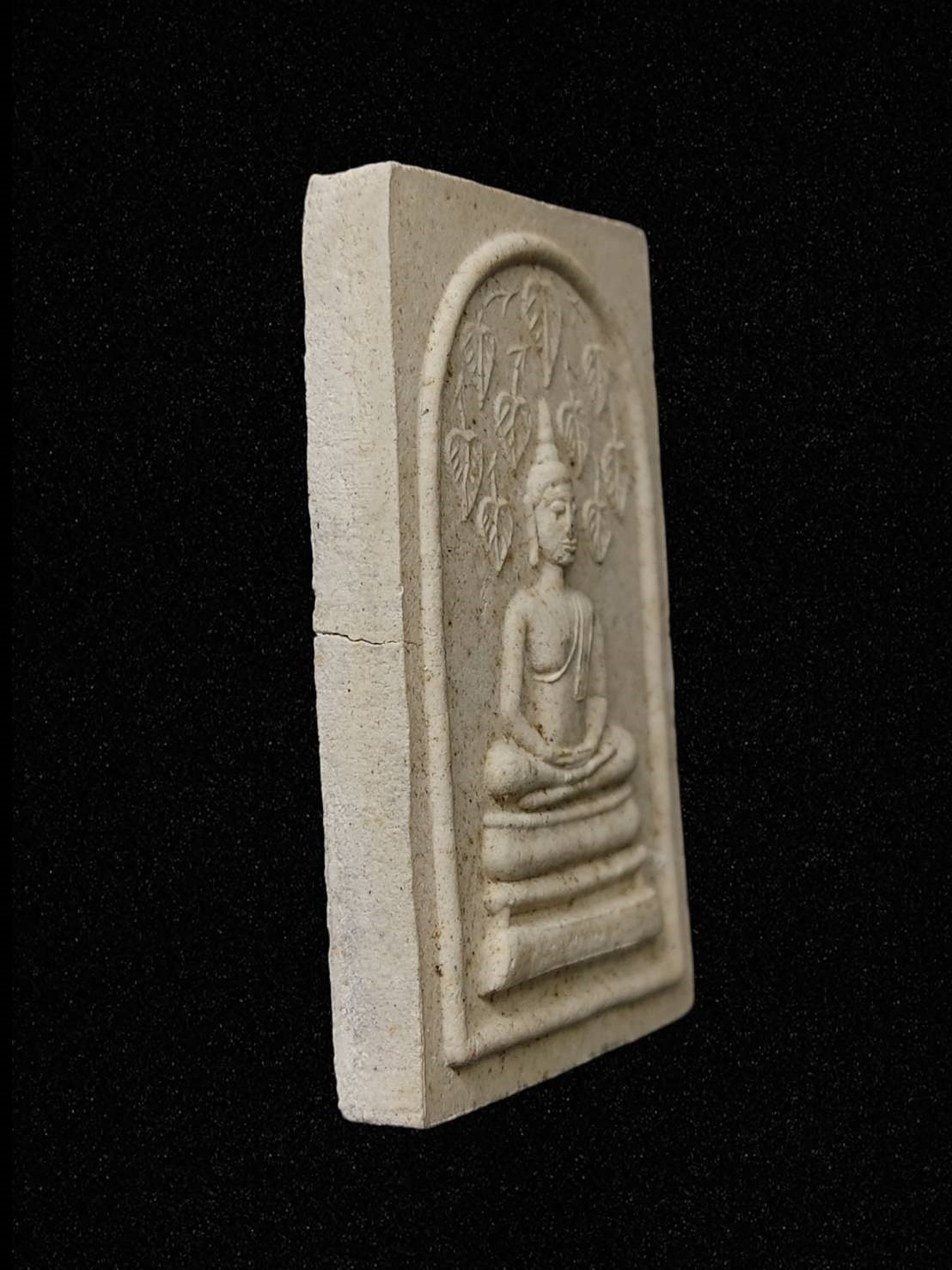 พระสมเด็จปรกโพธิ์ หลวงพ่อถม วัดเชิงท่า ลพบุรี 94 พิมพ์จัมโบ้ หลังตรายาง