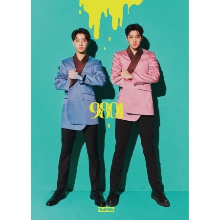 ( Pre-Order ) Wooseok X Kuan Lin 1st Mini Album 9801 + Random Poster วางจำหน่าย 12 / 3 / 2019
