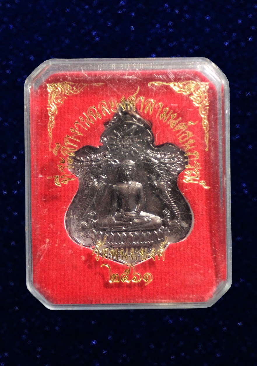 เหรียญมังกรคู่ ฉลองศาลามนต์ธนธรณ์ วัดพนมยงค์ อยุธยา ปี2561