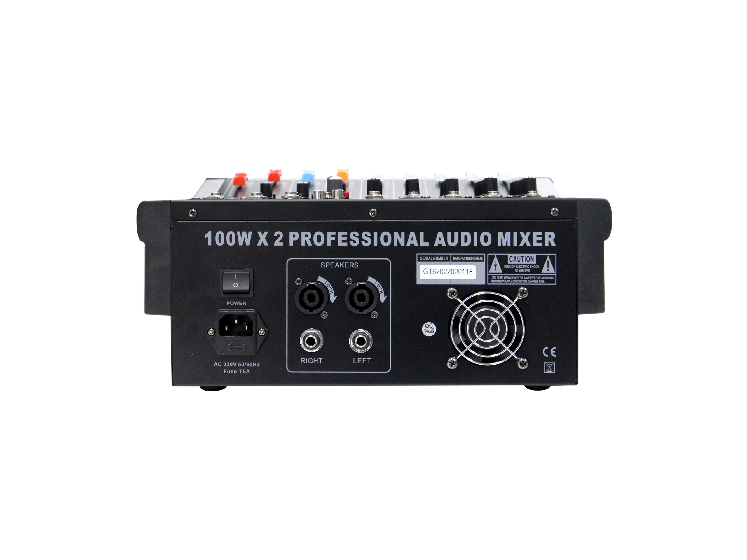 NPE GT-620 *ของแท้รับประกัน 1ปี* เพาเวอร์มิกเซอร์ 2 x100W, 4 Mono, 1 Stereo เอฟเฟก DSP,รองรับ MP3 / Bluetooth