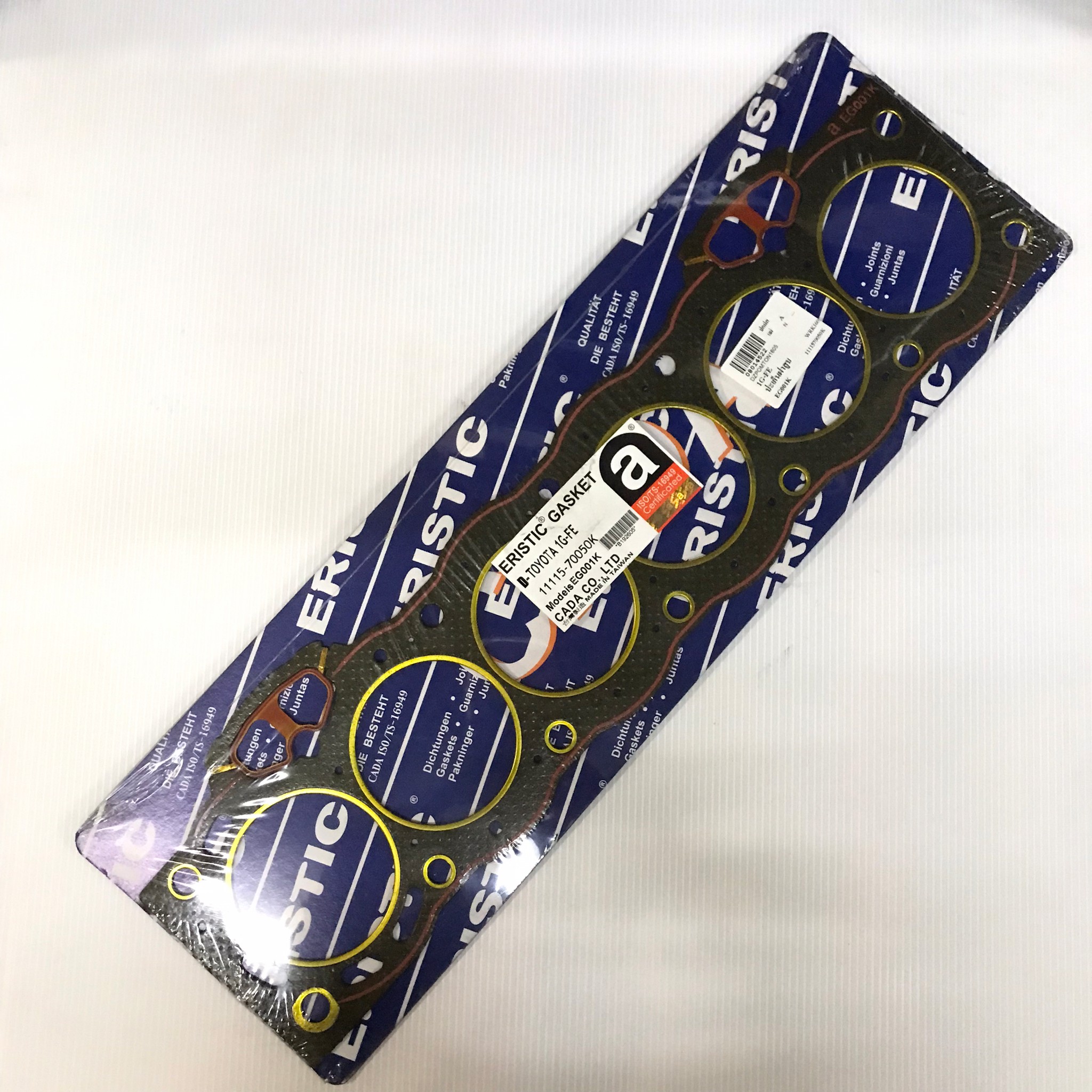 ประเก็นฝาสูบ TOYOTA 1G-FE โตโยต้า 11115-70050K / EG001K (แบบไฟเบอร์) ERISTIC