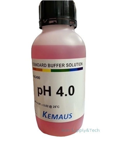 4.0 pH buffer solution ±0.02(มาตรฐาน NIST) ,500ml #KA2491-500ml ยี่ห้อ KemAus/Australia