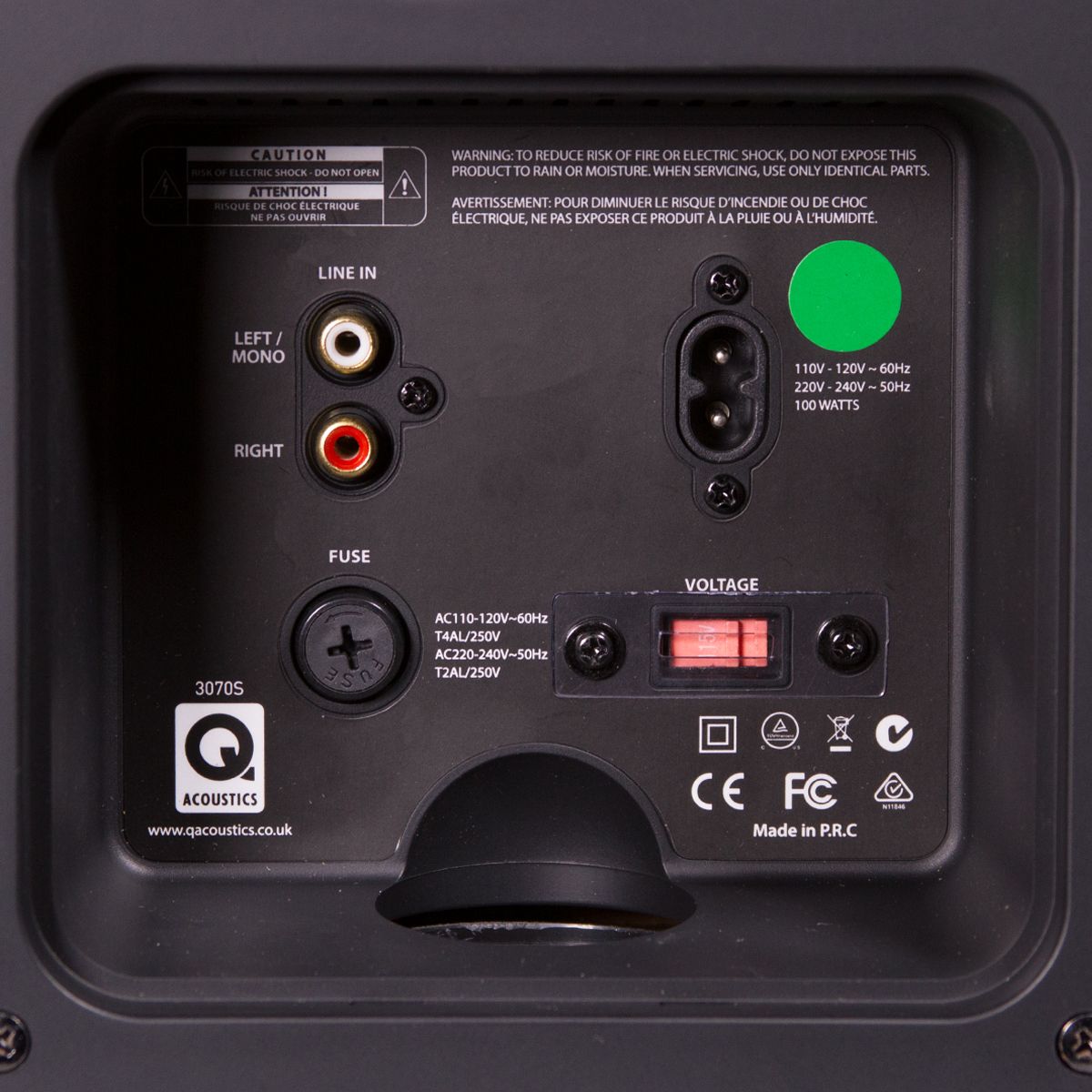 Q Acoustics 3070 (ใบ/Each) *ของแท้รับประกันศูนย์* ลำโพง Active Subwoofer, 6.7นิ้ว 2ดอก, 140w, 50Hz -150Hz, ฟรี!! ตะแกรงครอบ/ สไปก์ยึดพื้นฯลฯ