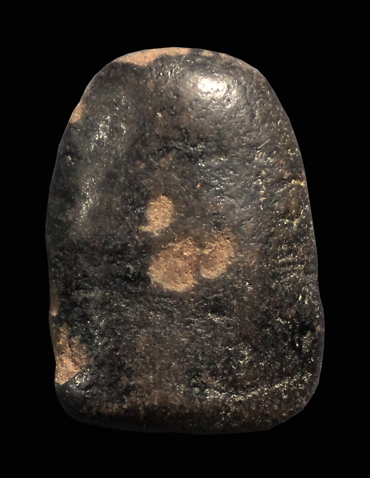 พระปิดตารัศมี เนื้อดินเคลือบรัก