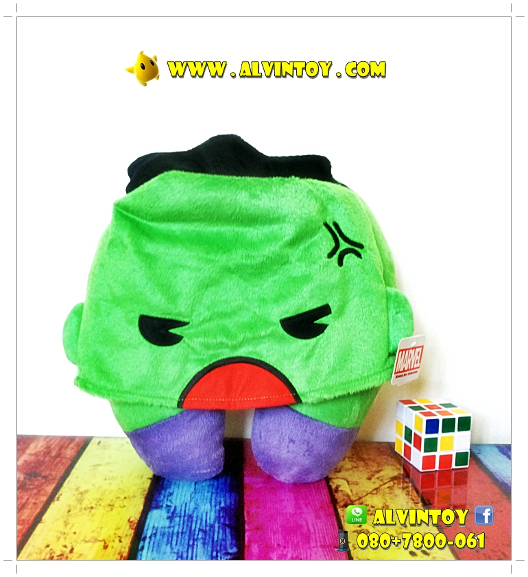 หมอนรองคอตัวยูลาย THE Hulk - ฮัค