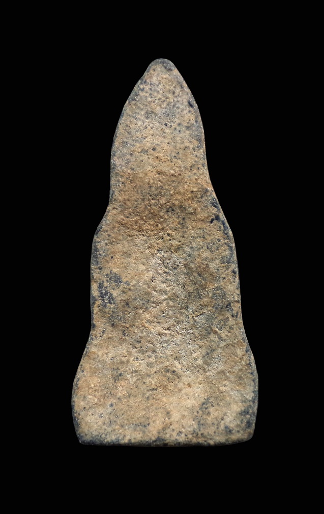 พระหูยาน เนื้อชินเขียว ไขขาวปานดำ