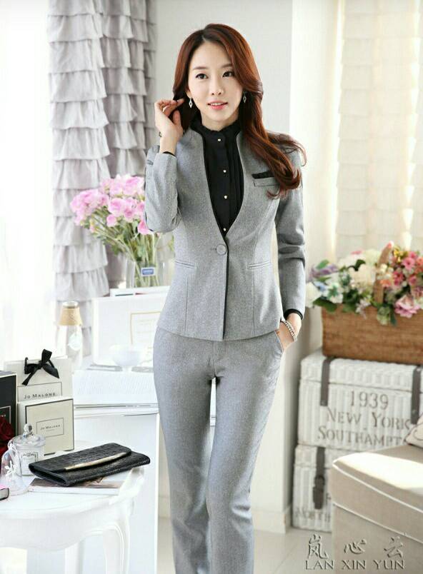 ชุดสูท ชุดพนักงานต้อนรับ ชุดออฟฟิศ