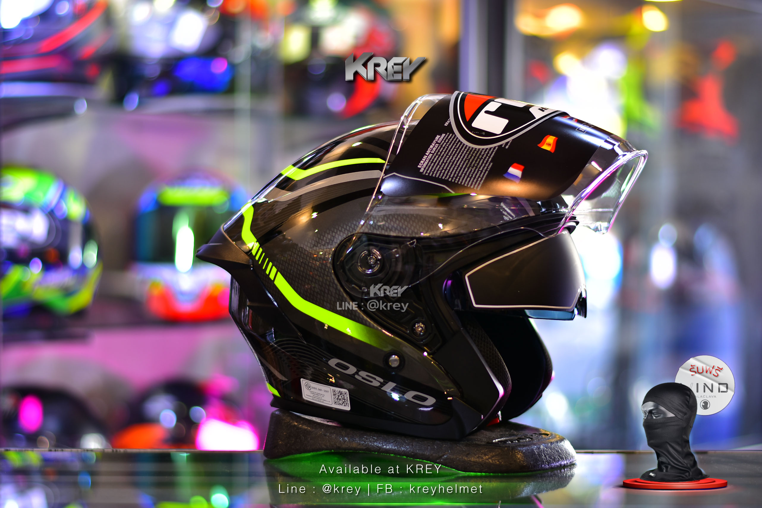 Real model OSLO Magma Black Yellow