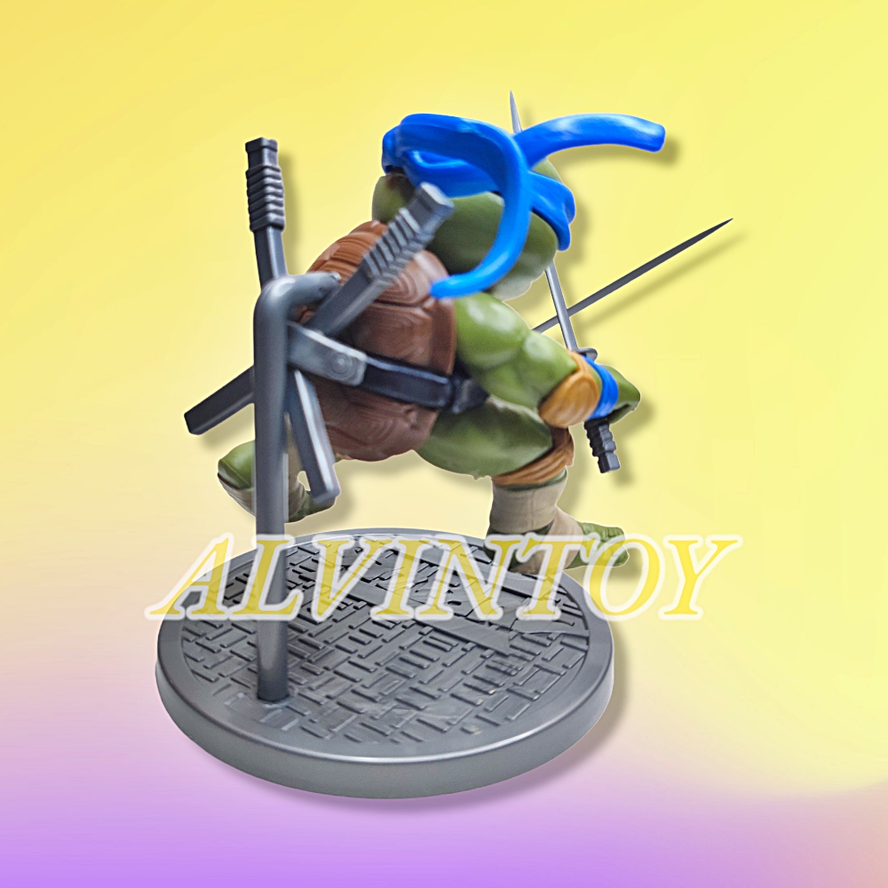 Figures Ninja Turtles - เต่านินจา เซ็ต 4 ตัว ขนาดความสูง 12.5 cm. พร้อมฐาน