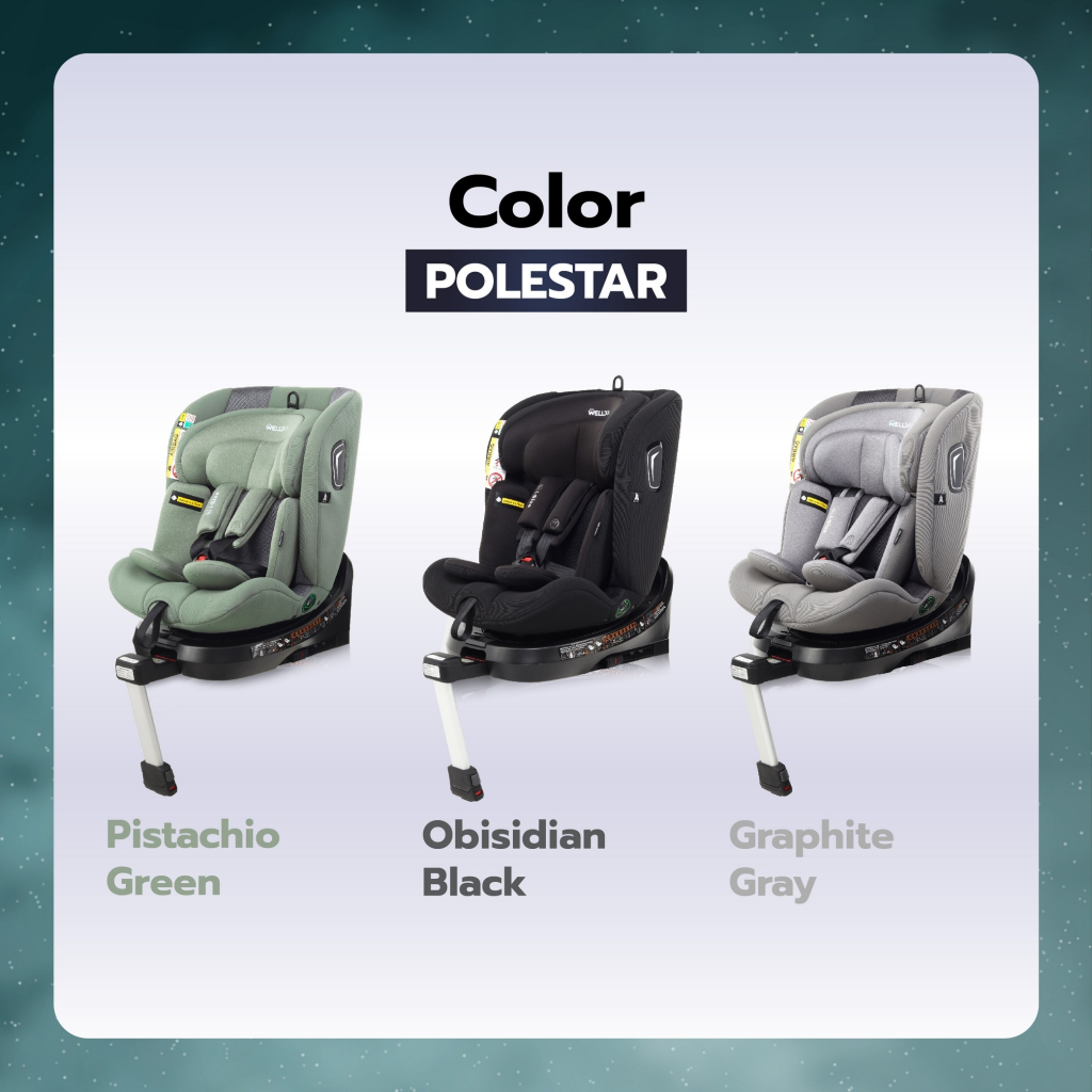 Welldon คาร์ซีท รุ่น Polestar (แรกเกิด-12 ปี)