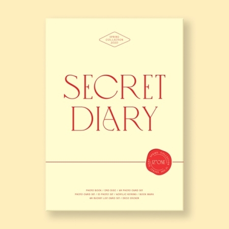 ( Pre-Oreder ) IZ*ONE SPRING COLLECTION SECRET DIARY ( Photobook Set ) + Poster วางจำหน่าย 31 / 3 / 2020