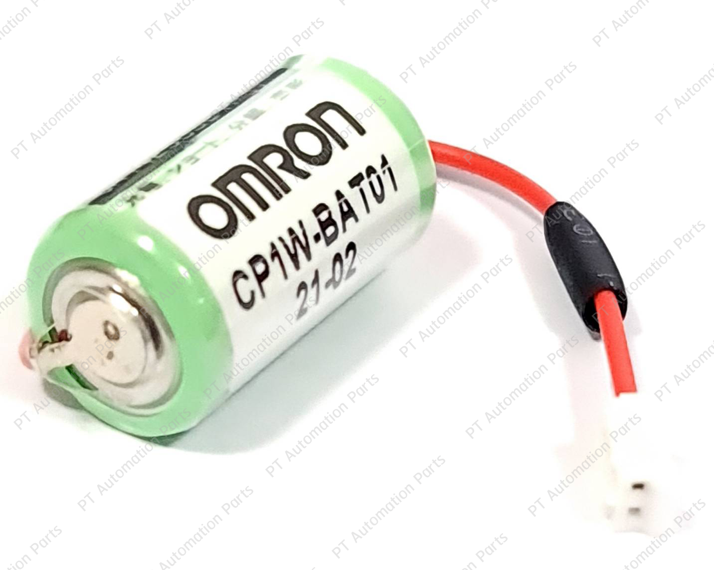 แบตเตอรี่ลิเธียมพร้อมปลั๊กชนิดไม่ชาร์จ CP1W-BAT01 SANYO CR14250SE-R 3V Battery Lithium with Plug for PLC OMRON CP1E Series (Non-Rechargeable)