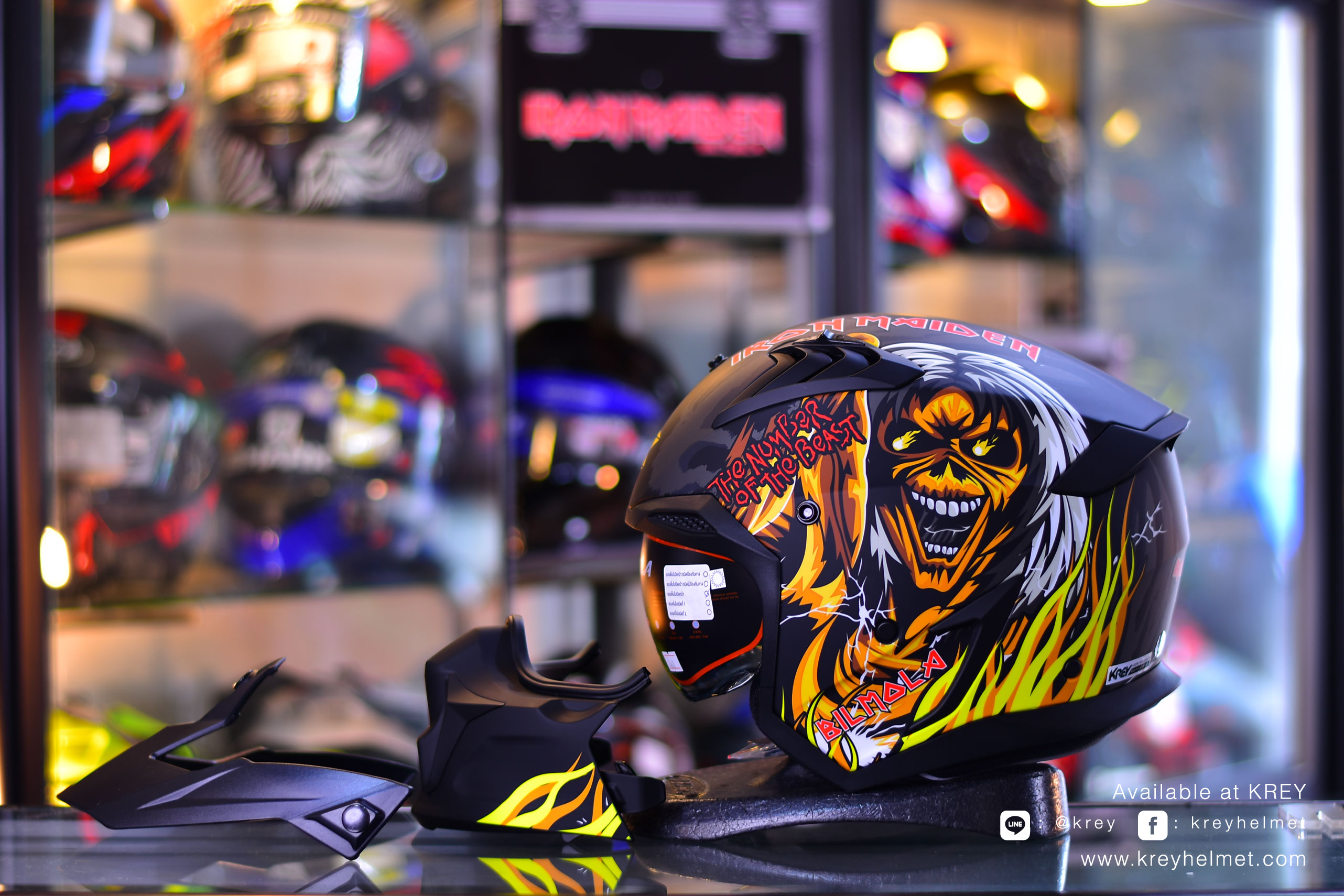 BIlmola model Spiker : THE NUMBER OF THE BEAST Black Matt