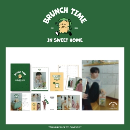 ( Pre-Order ) Youngjae ( Got7 ) SEASONS GREETINGS 2024 [Brunch Time] ** สั่งเกิน 1 ชิ้นบวกค่าส่งเพิ่มชิ้นละ 20 บาท เนื่องจากสินค้าหนัก ** จำนวนจำกัด ** วางจำหน่าย 3 / 1 / 2024